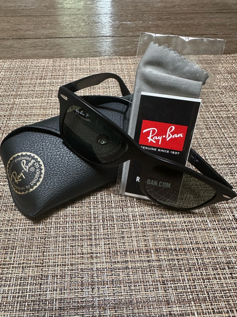 Ray-Ban RB4195 Polarized Sunglasses – Matte Black